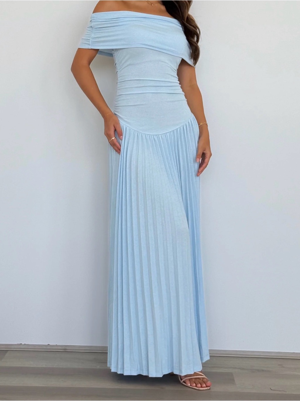 Lioness - Field Of Dreams Maxi In Soft Blue Sz L